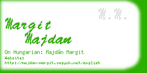 margit majdan business card